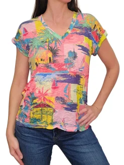 Crushed Bali V-Neck