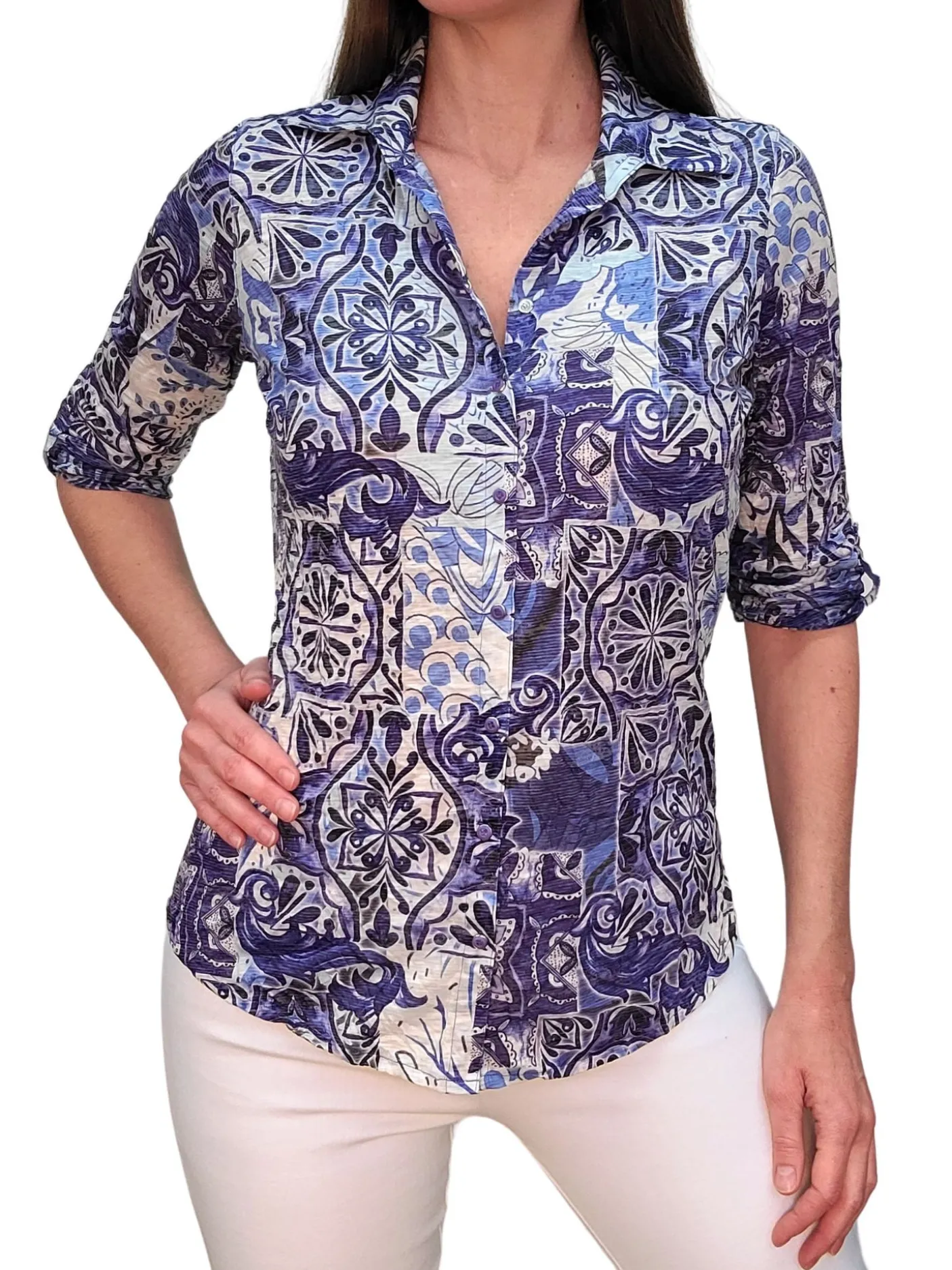 Crushed Blues Shirt