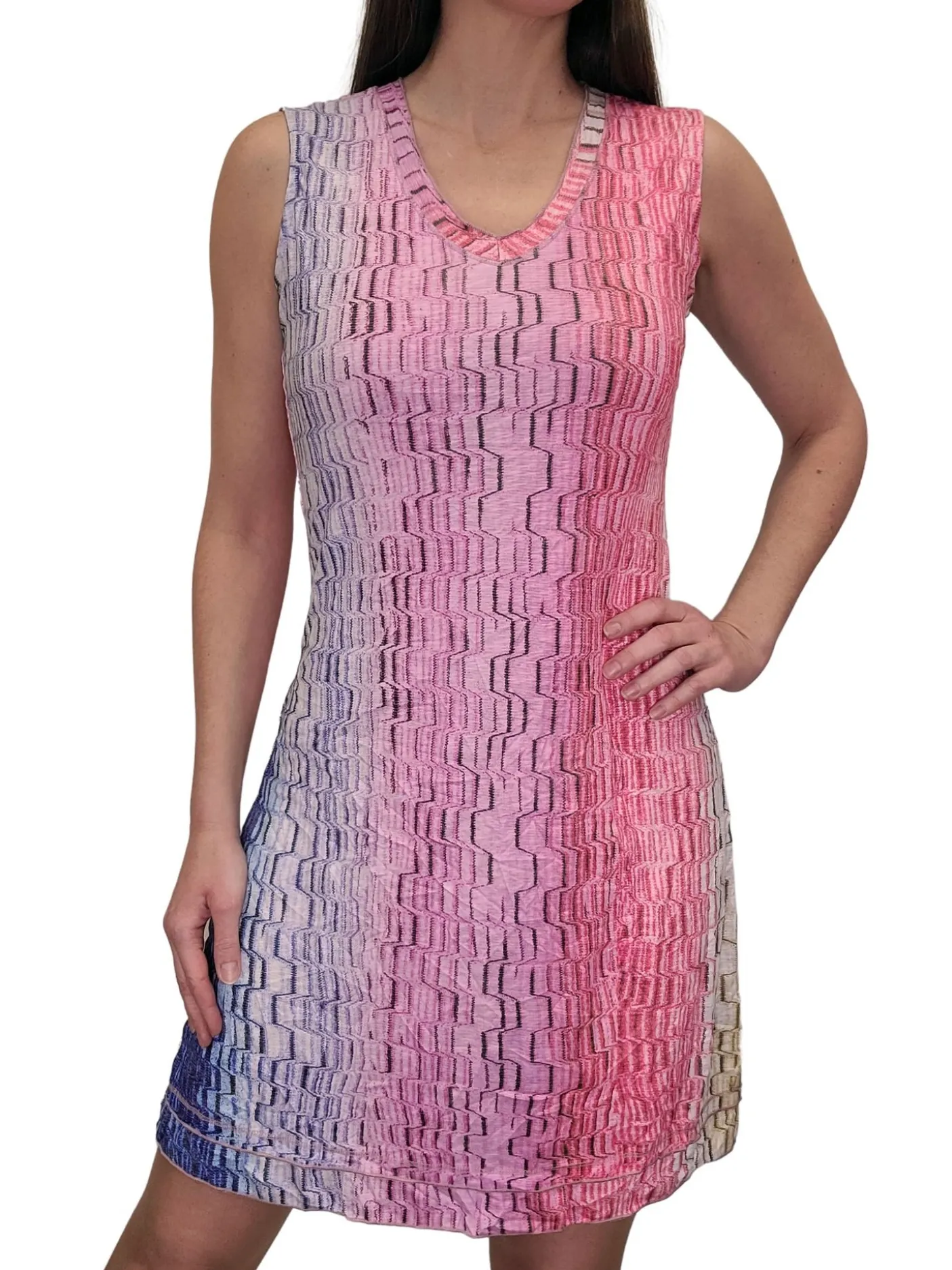 Crushed Haze Sleeveless Dress