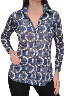 Crushed Long Sleeve Cadet Shirt