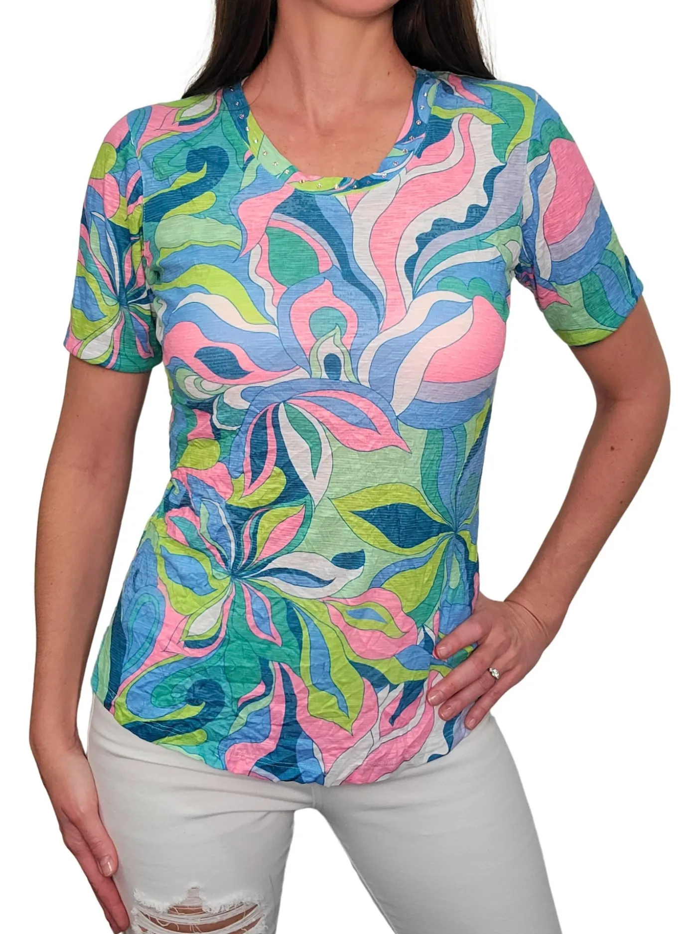 Crushed Pucci Tee