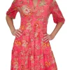 Crushed Spice 2-Tier Dress