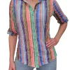 Crushed Stripe Shirt