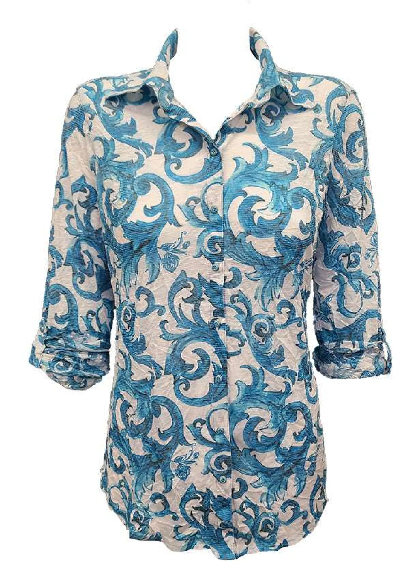 Crushed Teal Shirt