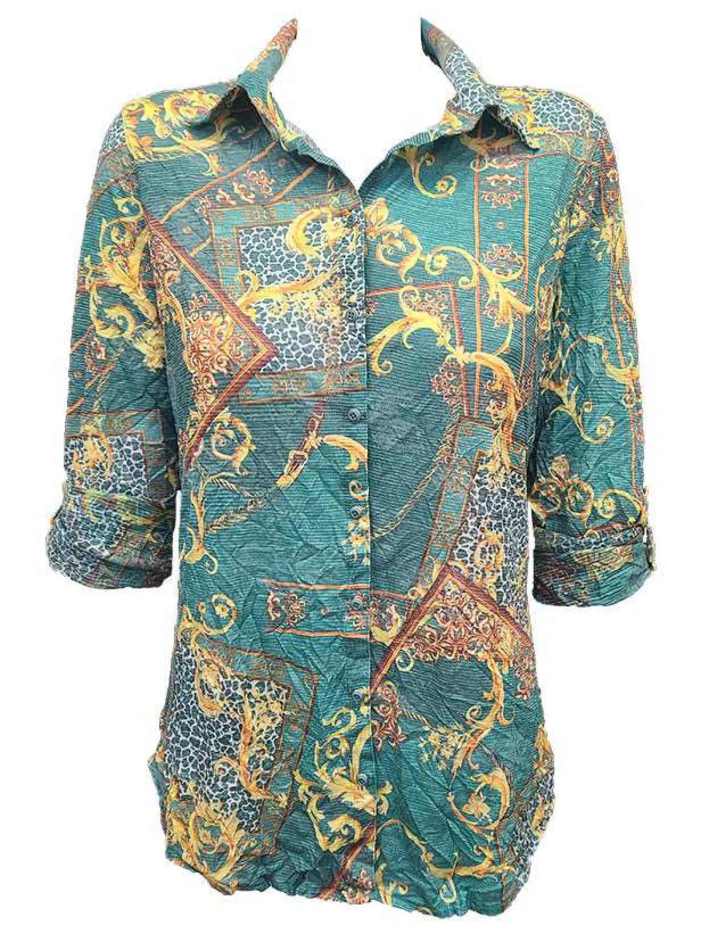 Crushed Teal Shirt