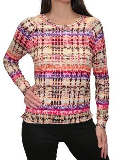 Long Sleeve Berry Crew Neck