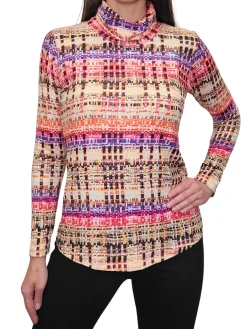 Long Sleeve Berry Turtleneck