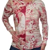 Long Sleeve 'Fire' Crew Neck w/Front-Seam