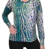 Long Sleeve 'Jade' Crew Neck w/Front-Seam