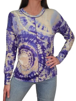 Long Sleeve 'Lake' Crew Neck w/Front-Seam
