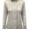 Long Sleeve Silver Turtleneck