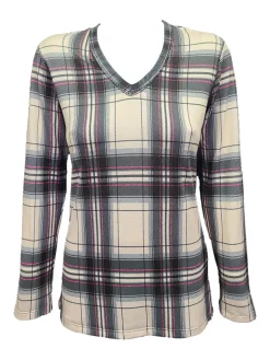 Long Sleeve Smoke V-Neck