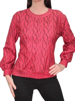 Ruby Fleece Bubble Sleeve Sweatshirt