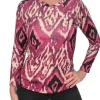 Soft Long Sleeve Magenta Crew Neck